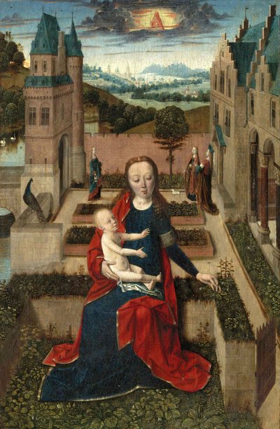 Madonna and Child in a Garden by Master of the Tiburtine Sibyl